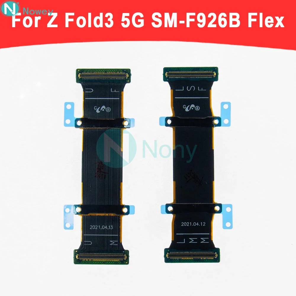 Nowey 1 Pair Z Fold 3 Flex For Galaxy Z Fold3 5G SM-F926B Spin Axis Connect Flex Cable