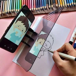 Optical Clear Image Drawing Board, Portable Projector Painting Tracing Board Sketching Tool For Beginners, Artists