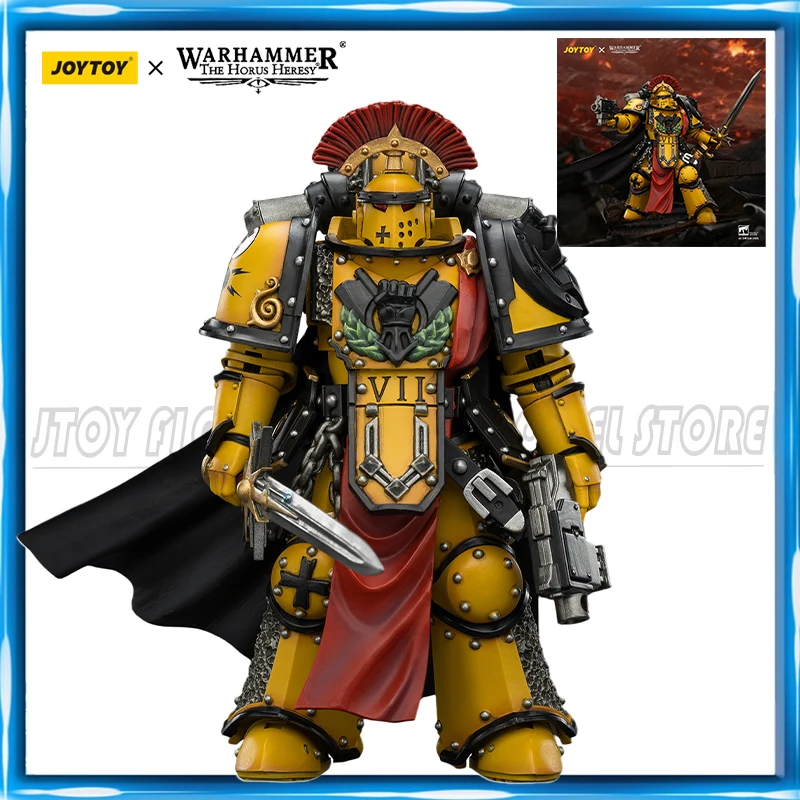 

[Pre Order]JOYTOY Warhammer 40K 1/18 Action Figure Imperial Fists Legion Praetor in Mk III Armour figures Toys Model