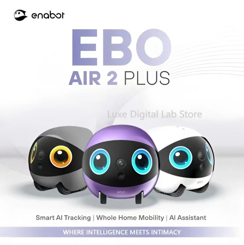 Chinese version EBO AIR 2 PLUS Intelligent Pet Companion Robot Camera Video Call and AI Artificial Intelligence Patrol Function