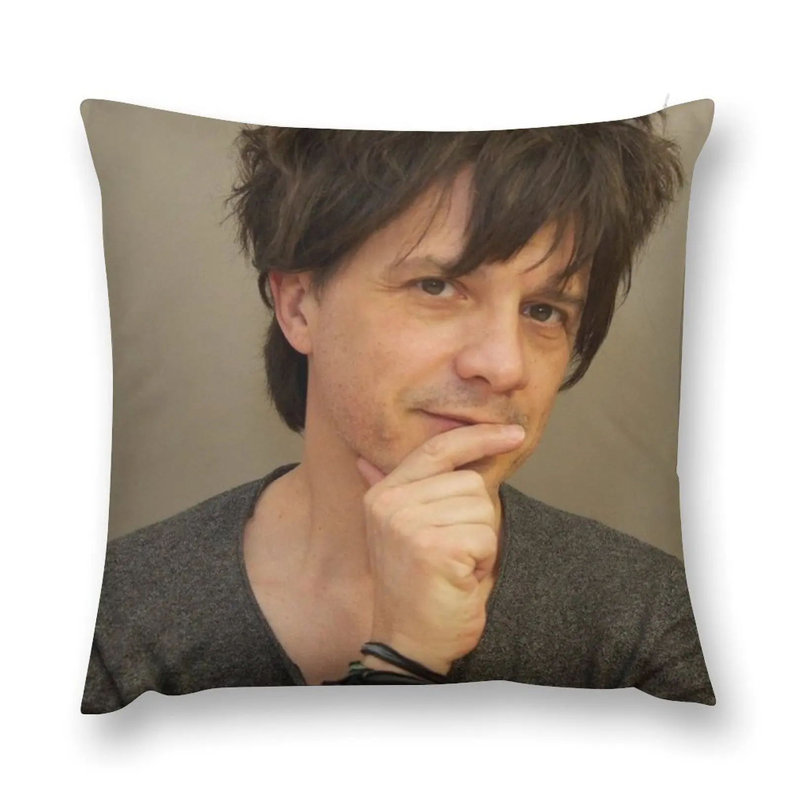 

Nicolas Sirkis - Poster Throw Pillow Decorative Pillow Covers For Sofa Throw Pillow Covers pillowcases for sofa cushions