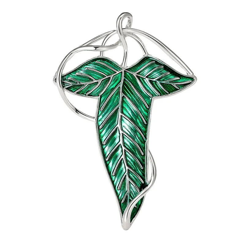 

Wuli&baby Charming Leaf Brooches For Women Unisex 5-color Enamel Beautiful Plants Flowers Party Office Brooch Pins Gifts