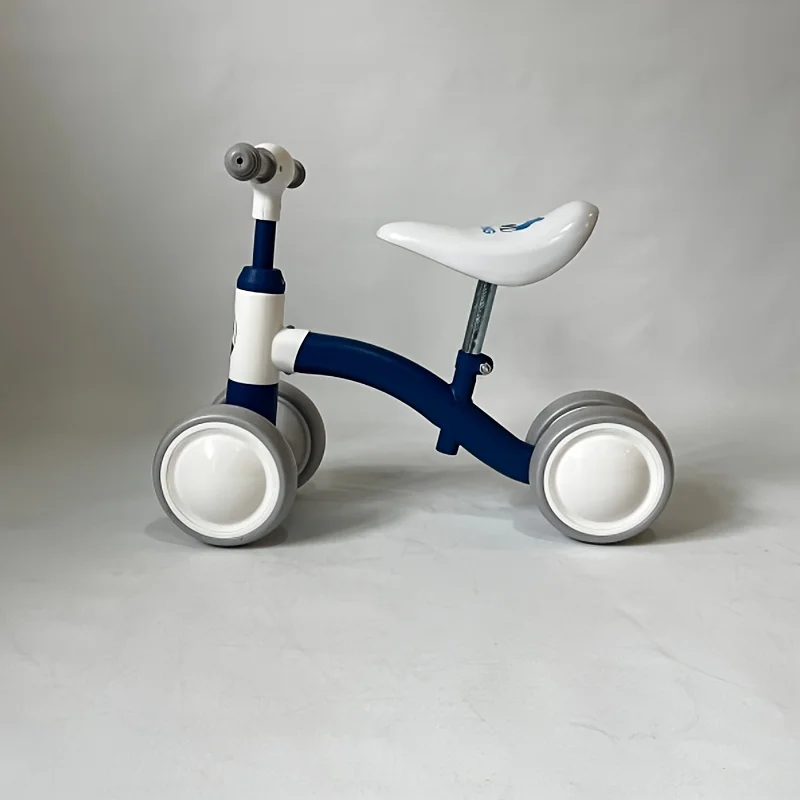 페달 없는 걷는 자동차, 유아용 보행기, 전복 방지, 네 바퀴 안정적인 디자인, 남아 여아 아기 선물, 한 살짜리 아기 장난감