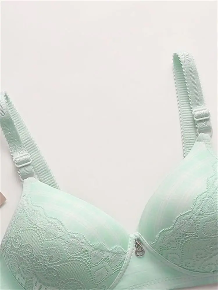 Maternity Bra Thin Sexy No Steel Ring Gathered Anti-Sagging Adjustable Large Size Women's Underwear Luxury Style Three Rows o...