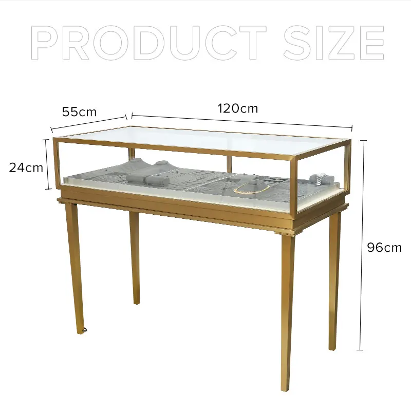 Custom, Sundo tempered glass jewelry showcase LED lighting jewelry store display counter fixtures jewelry shop furniture