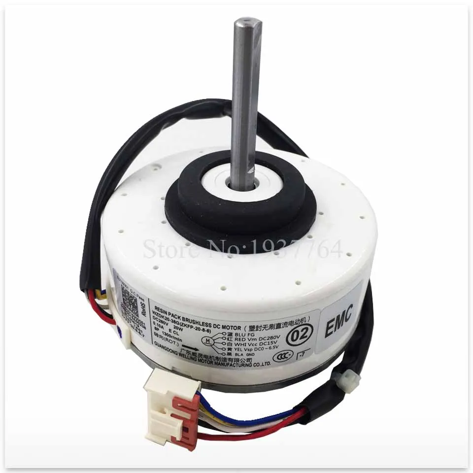 

100% новый двигатель для кондиционера WZDK20-38G-1 WZDK20-38G, двигатель вентилятора, хорошая работа