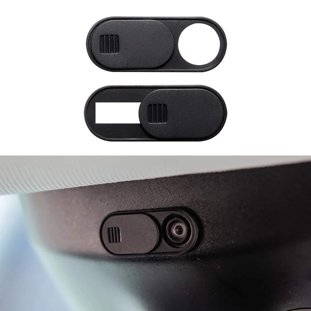 1PC Car Privacy Protector Camera Cover For Tesla Model 3 Y Highland Accessories Slide Switch Blocker Interior Sticker Trim