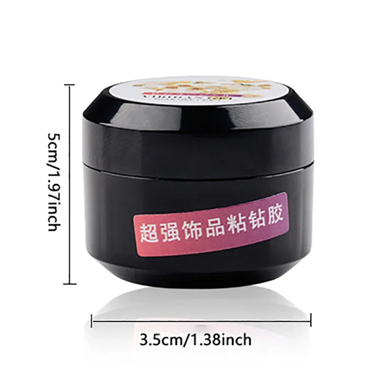 Pegamento de diamantes de imitación para uñas, 20ml, fuerte, sólido, sin limpiar, Gel adhesivo para joyería, gemas de cristal de diamante, pegamento para quitar puntas, herramientas de manicura