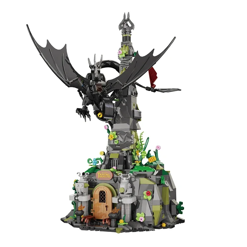 Nuevo bloque de construcción de la serie de películas Shadow Dragon, MOC The City Street View, juguetes de ladrillos de dragones domingos, para niños, regalos de vacaciones