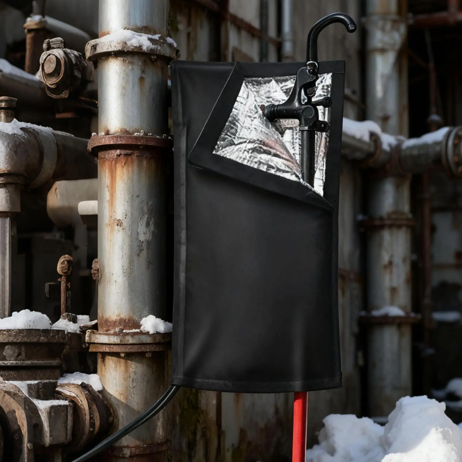 

Крышка для уличного крана, водонепроницаемый кран, изолированная защита от замерзания, защита нагрудника для садового шланга для зимнего сада, дома, патио на колесах