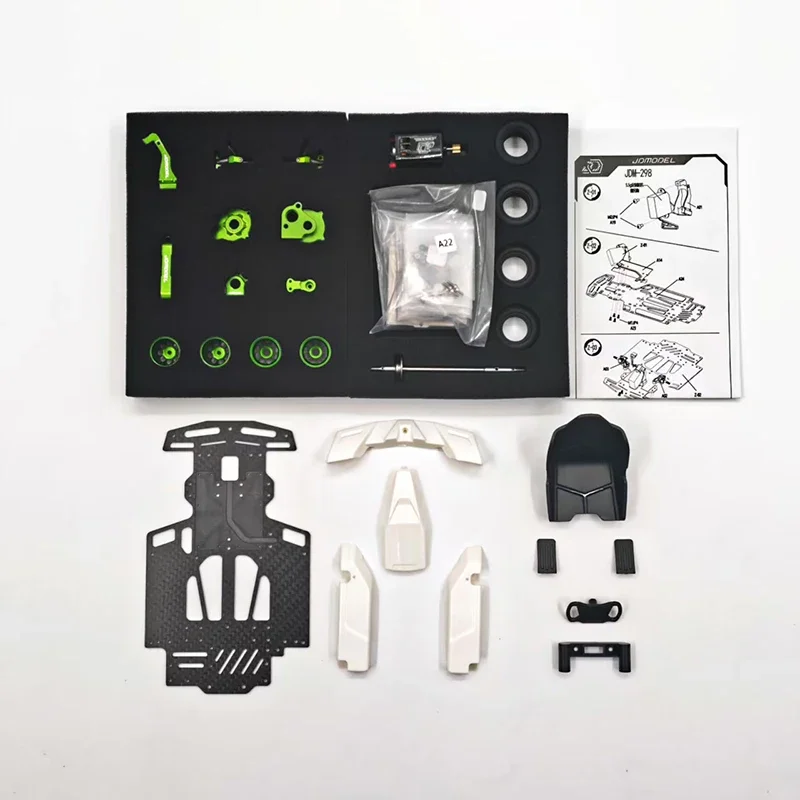 JDMODEL JDM-298 Simulatie Go Kart Model Kit voor 1/10 RC Track Go Kart Model Auto - afbeelding 1