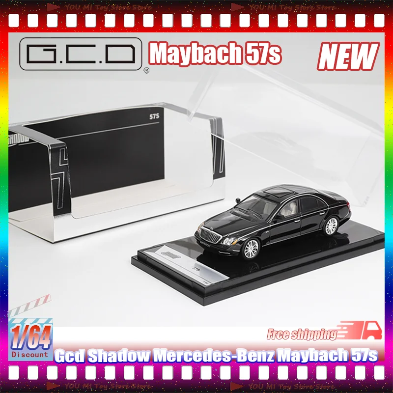 

New Gcd Shadow 1:64 Mercedes-Benz Maybach 57s Alloy Die-Cast Car Model Simulation Custom Toy Collectible Miniature Gift Ornament