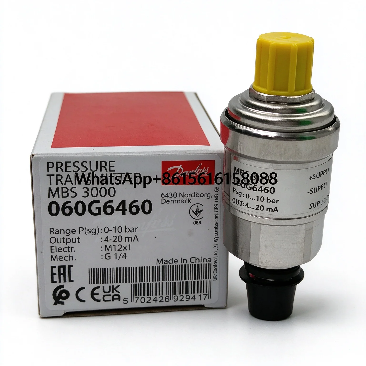 MBS3000 060G6381  060G6479  060G6478  060G6602  060G6460  060G6551  060G6334 060G6610  060G5820 Danfoss Pressure Sensor