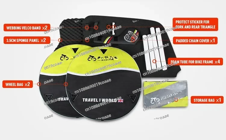 حقيبة نقل صلبة لدراجة الطريق، علبة دراجة TT مقاس 29 بوصة، صندوق دراجة جبلية #5