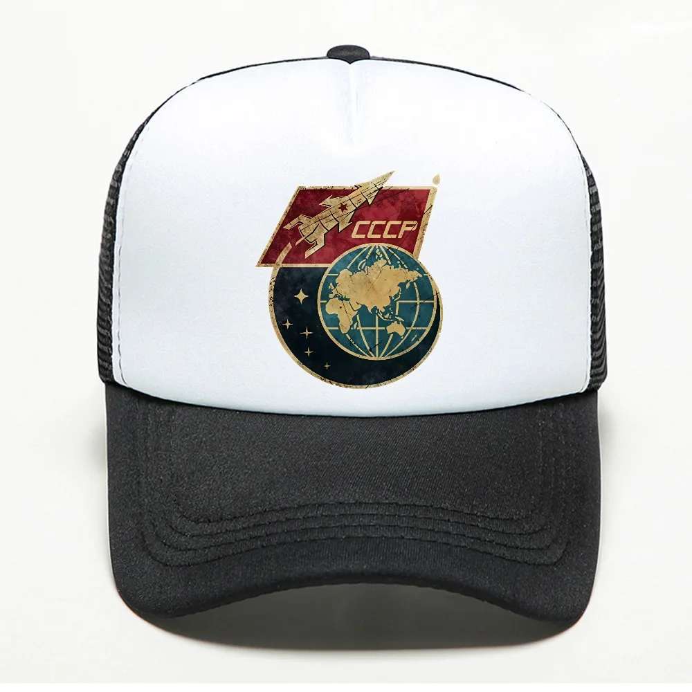 New Russian CCCP Yuri Gagarin hat Men's Team Soviet Retro Baseball Cap Men Women Sputnik Space Exploration Plan hats