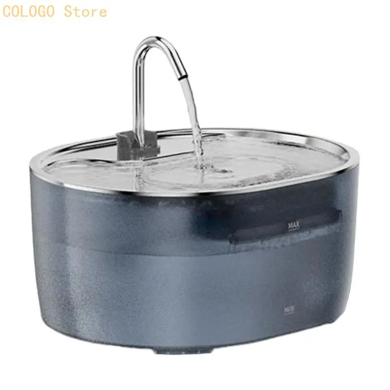 

Диспенсер для воды для кошек и собак, носики из нержавеющей стали, автоматическая система циркуляции потоков D0LD