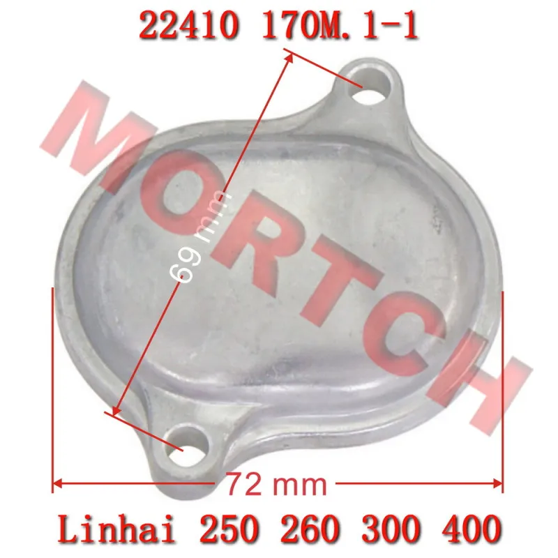 Valve Cover Intake Side for Linhai Yamaha YP250 VOG 260 LH250 LH300 LH400 Parts 170M.1-1 22410