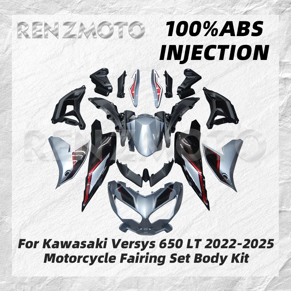 

Versys 650 For Kawasaki Versys650 2022-2025 Fairing Motorcycle Set Body Kit decoration Plastic Guard Plate Accessories Shell 104