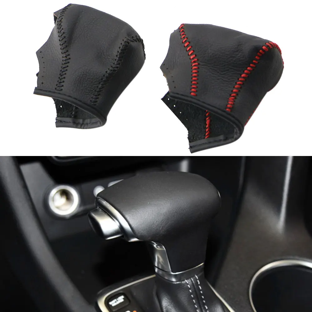 

For Kia Rio 4 K2 Sportage QL Optima K5 Niro 2017 2018 2019 KX5 AT LHD Gear Shift Knob Cover Gear Collars Interior Accessories