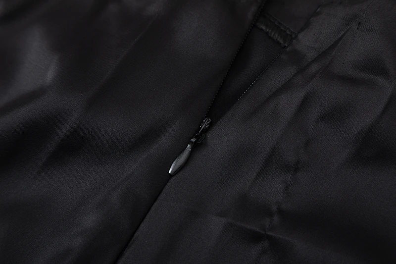 Damen-Rock aus simuliertem Seidensatin im lässigen europäisch-amerikanischen Stil, Wickelrock für den grenzüberschreitenden Modehandel – Detail 29