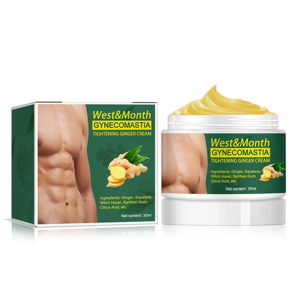 Breast Firming Massage Cream For Man Chest Massage Care Get Rid Of Excess Fat Exercise Chest Muscle Ginger Breast Develop Cream