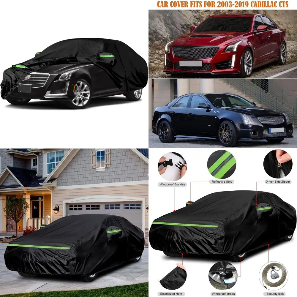 

All-Weather Car Cover for 2003-2019 Models with Zippered Door for Protection Against Snow, Rain, and Dust