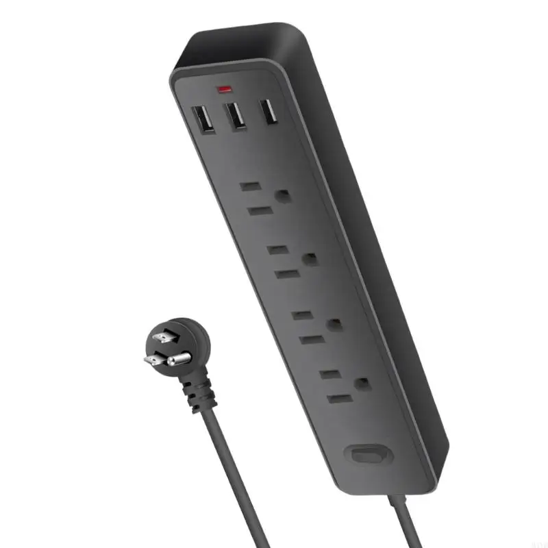 

Настенная электрическая розетка с 4 слотами и 3 USB-интерфейсами для требований к зарядке домашнего офиса M4YD