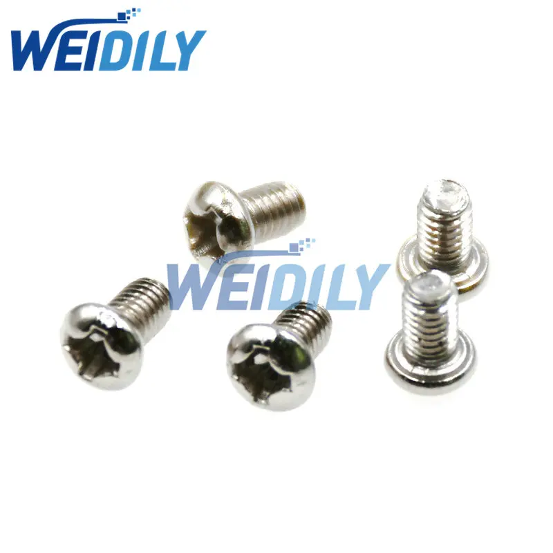 50PCS M3 Screw Diameter 3mm Length 5mm M3x5 DIY M3*5mm phillips Round Head Screws Iron Nickel Plating