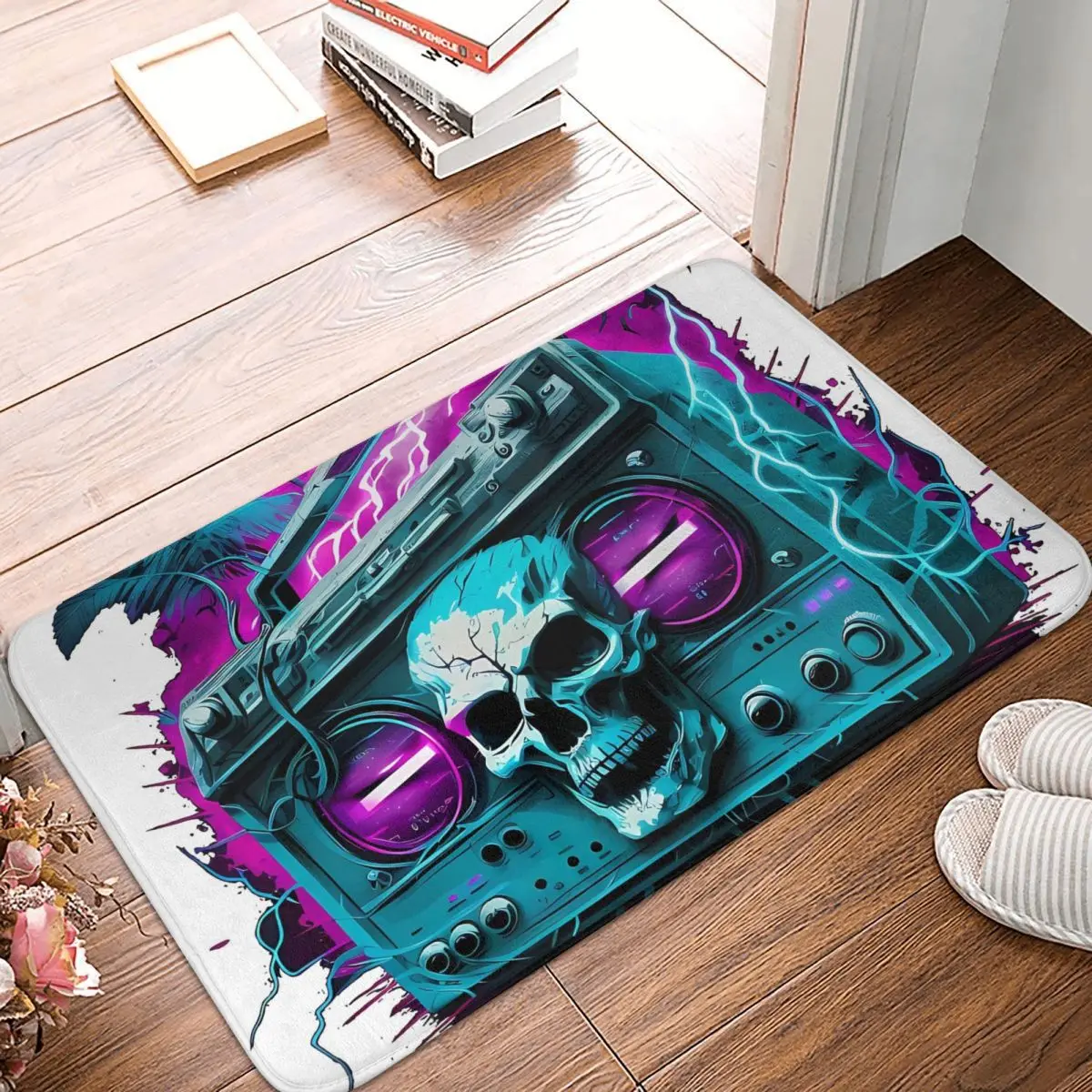 Raging Death Before Dishonor Boombox Boom Box Music Bath Mat Rug Home Doormat Kitchen Carpet Decor