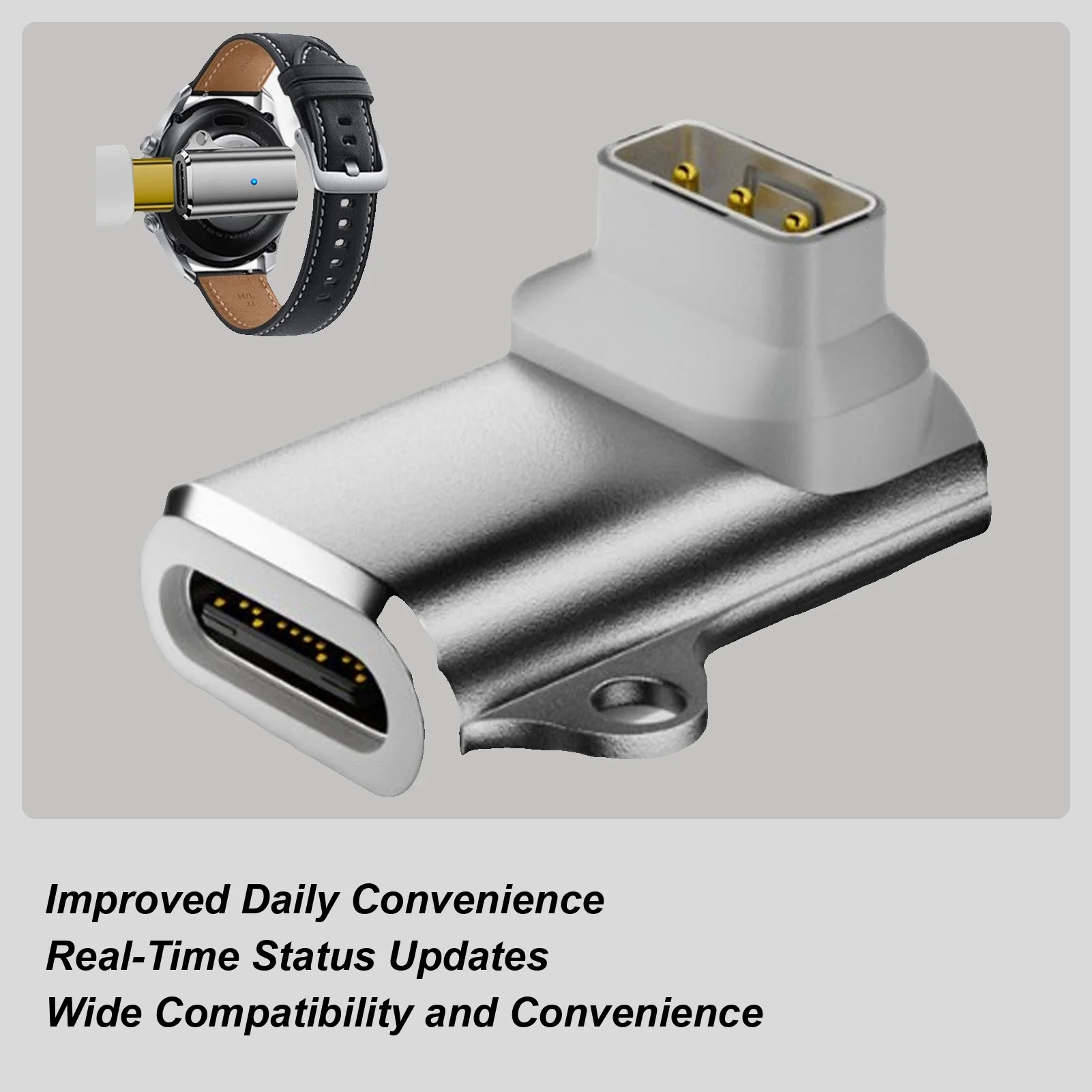 

Для умных часов COROS PACE Pro, магнитный адаптер для зарядки, 3-контактный преобразователь зарядного устройства для умных часов, портативное безопасное подключение