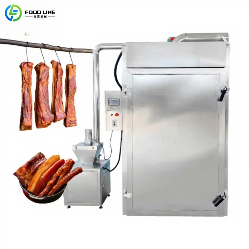 Customized Multi Layer Smoking Oven Meat Smoker Smoke House for Large Batch Meat Processing