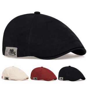 Stiker Huruf Samping Pria Topi Tukang Koran Topi Pelukis Inggris Topi Datar Dapat Disesuaikan Musim Semi dan Musim Gugur Topi Puncak Baret Hip Hop Topi 10 topi musim panas penjualan terbaik wanita - №