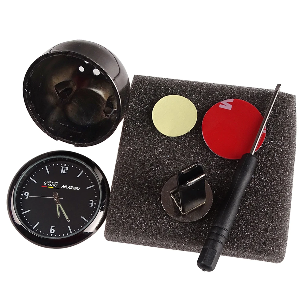 Car Quartz Decoration Clock Auto Dashboard Watch For Mugen Accord Civic Si Odyssey Fit CR-V CR-Z Vezel ZR-V Zest WR-V XR-V UR-V