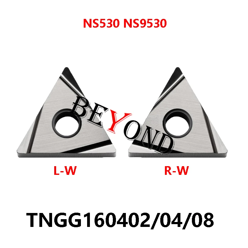 

100% Original TNGG160404R-W NS9530 TNGG160408R TNGG160404L TNGG160402R-W NS530 TNGG160402L Lathe Cutter TNGG 160404 TNGG160404 R