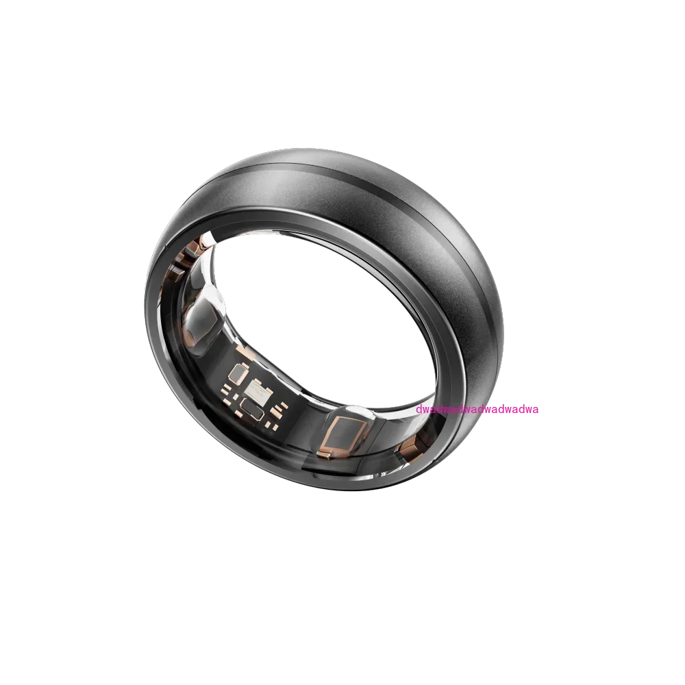 

J-Style X1A01 OEM Bluetooth Titanium Smart Health Ring Sleep Fitness Tracker Smartring for Men Women Couple Android