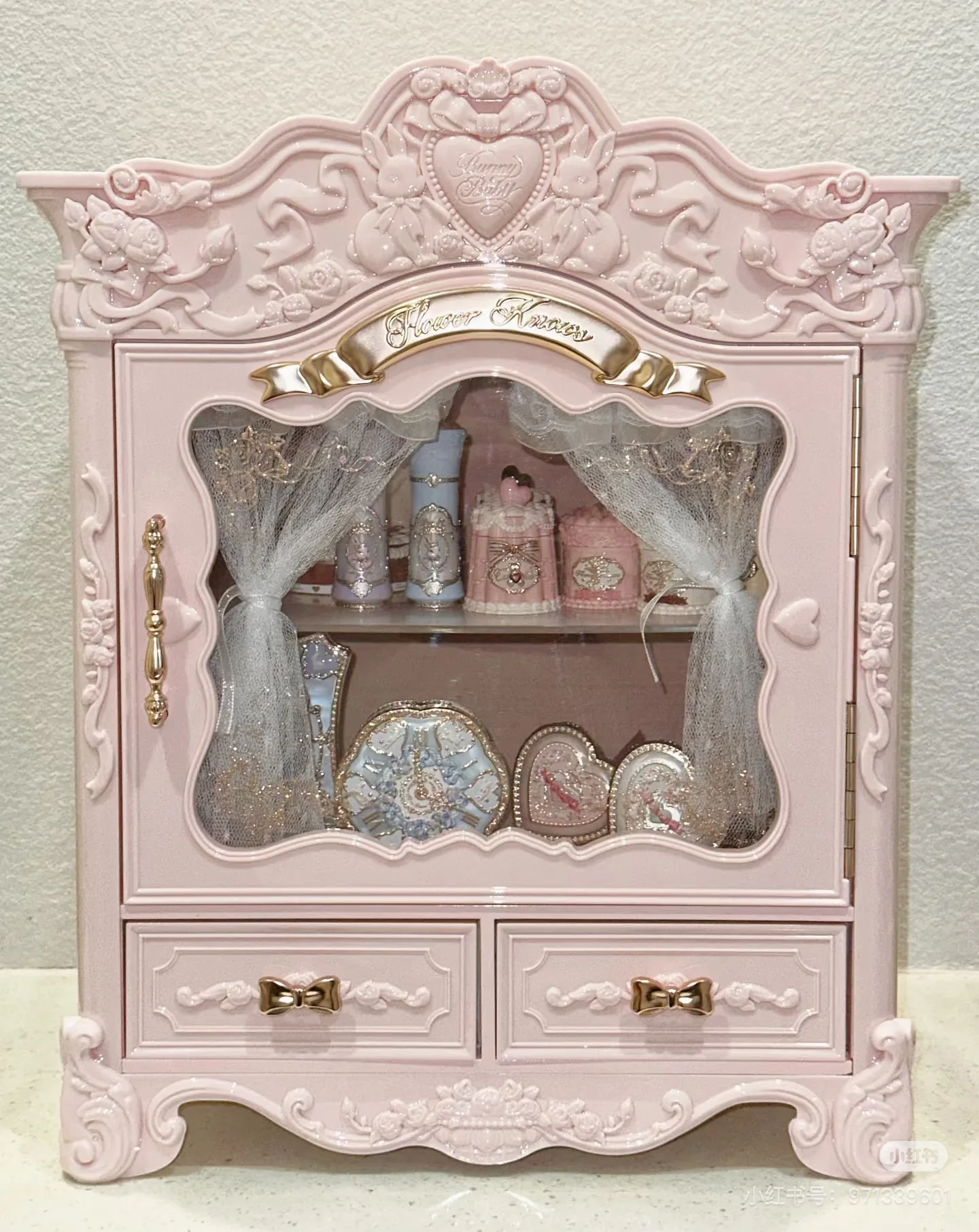 Flower Knows The Sweetie Bear Collection Allin Large Gift Box Empty Box Storage Box