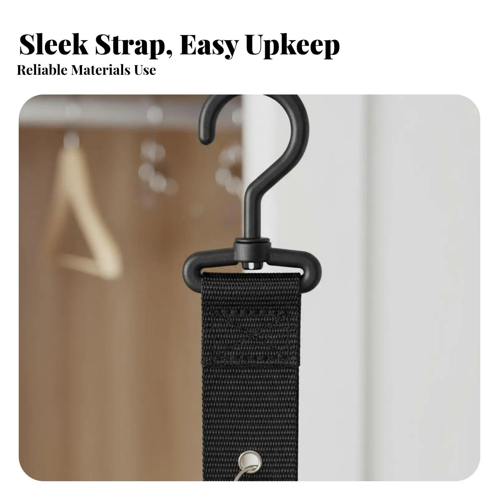 Wall Mounted Hat Rack with 8 Clips Space Saving Cap Organizer Hanger for over Door Closet Entryway Storage for Baseball Caps