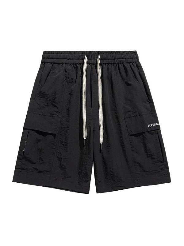 

Ice Silk Casual orts for Boys Lightweight Summer Faionable Workwear Spor Straight Leg mid Waist Elastic No Ironing Requ...