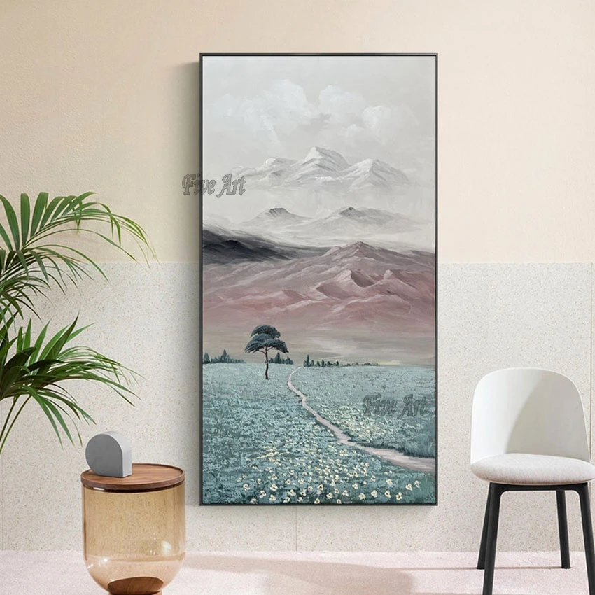 

100% Hand-painted Beautiful Scenery Oil Painting High Quality Decoration For Home Custom Artwork Living Room Pictures No Frame