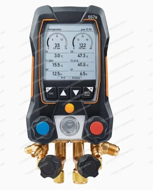 Intelligent Digital Manifold with Bluetooth and Bidirectional Valve Group with Fixed Cable Clamp Temperature Probe  550s