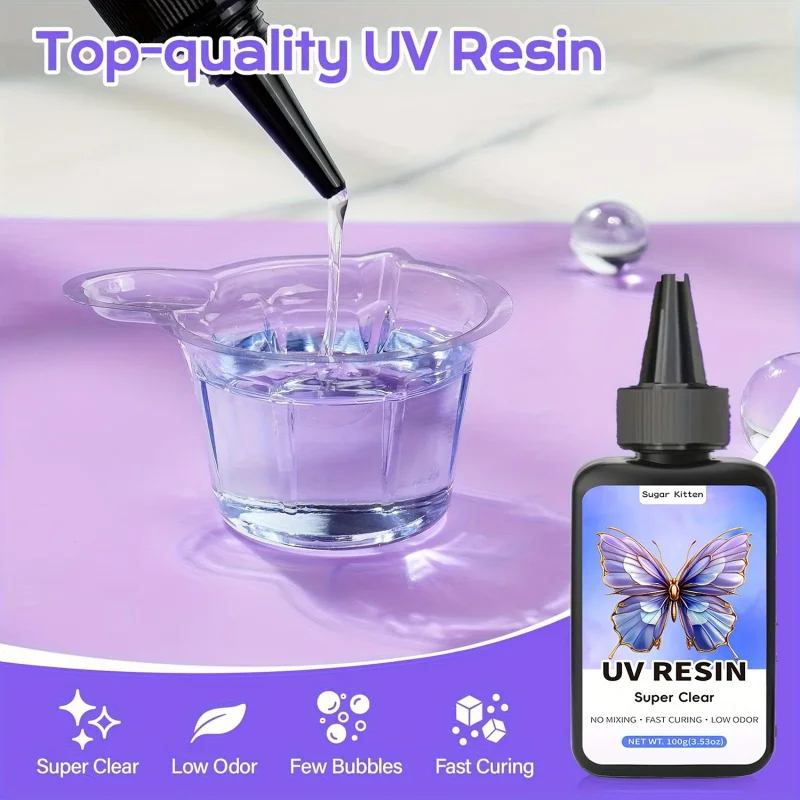 راتنجات الايبوكسي فائقة الوضوح. معالجة سريعة، لصنع المجوهرات، الحرف اليدوية، مستلزمات صناعة المجوهرات، مواد الديكور الحرفية، R الزخرفية