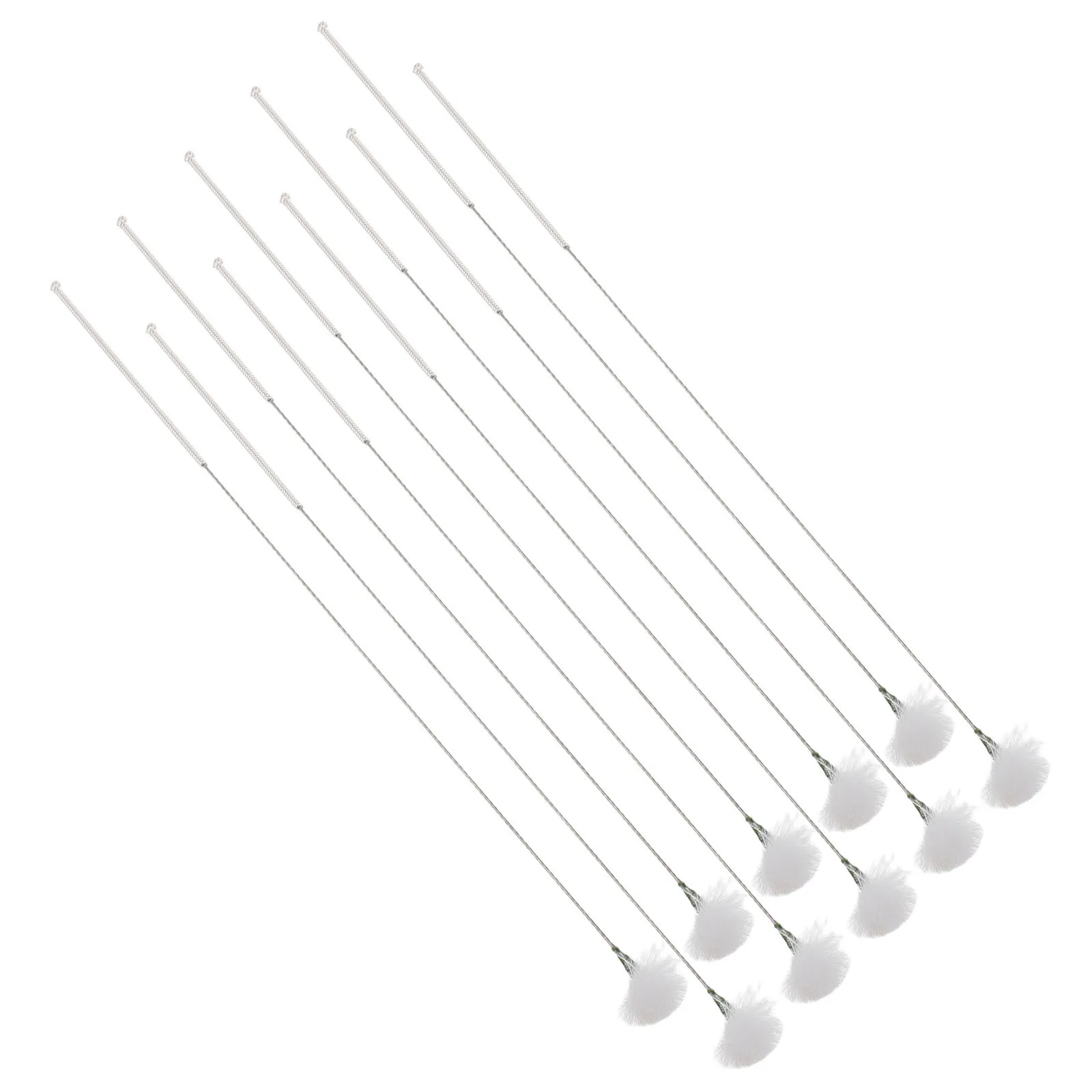 

10 шт., инструменты для чистки, нержавеющая сталь, гусиный шлейф, средство для удаления ушной серы, многоразовый универсальный очиститель для ушей для дома, путешествий, портативный