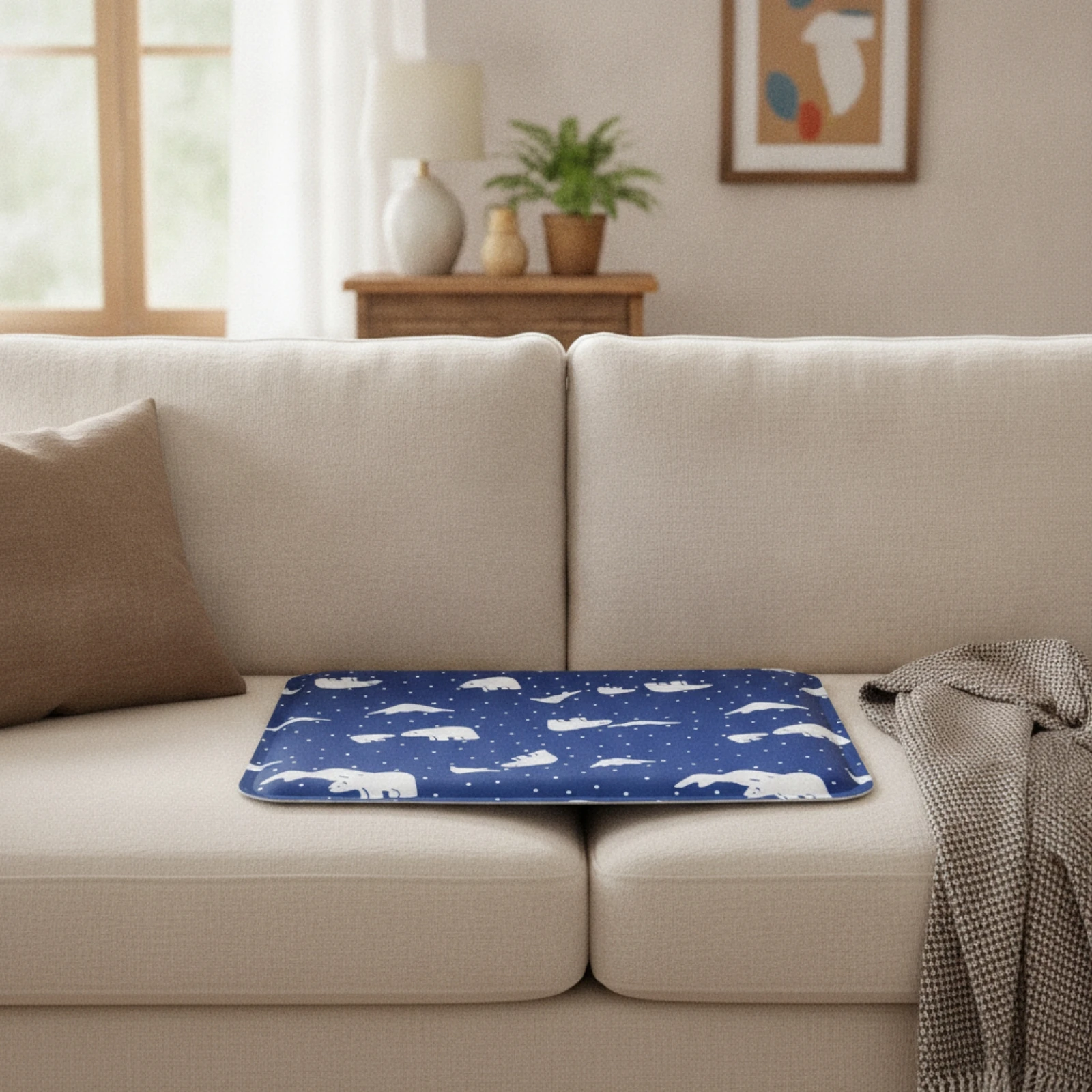 Cooling Seat Cushion Waterproof Gel Seat Cushion Chair Pad with Gel Easy to Clean Low-Profile for Office Workers, Floor Seating