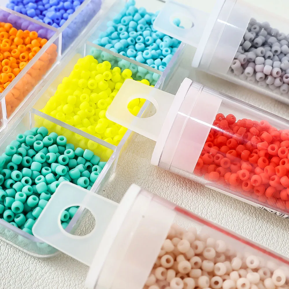 2,2 mm japanische TOHO Sand Finish Serie 11/0 Perlen, Schmuckherstellungszubehör, 10g Packung, geeignet für verschiedene DIY- und Handarbeiten – Detail 2