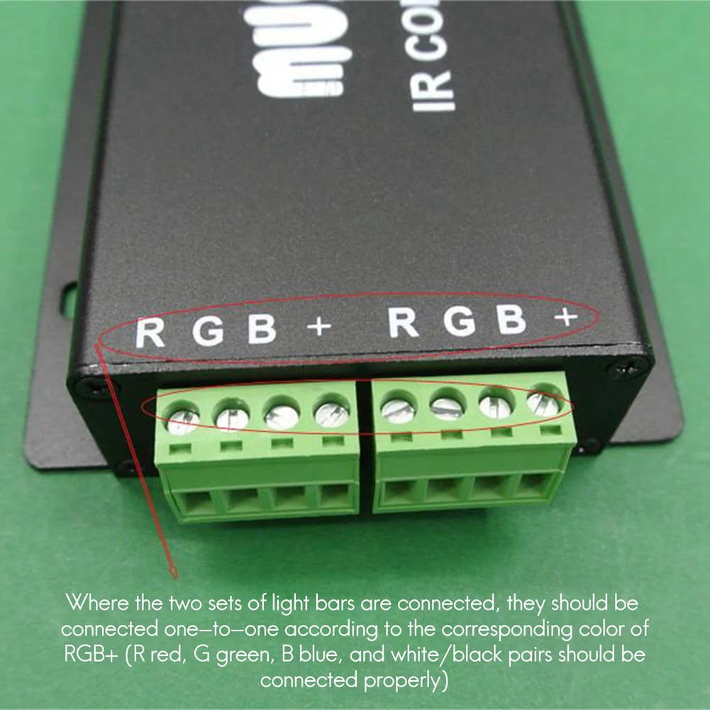 Exquisite-DC12-24V 24 Keys Music Controller 3 Channels IR Remote RGB Controller Sound Sensitive For Led Strip Light Lamp