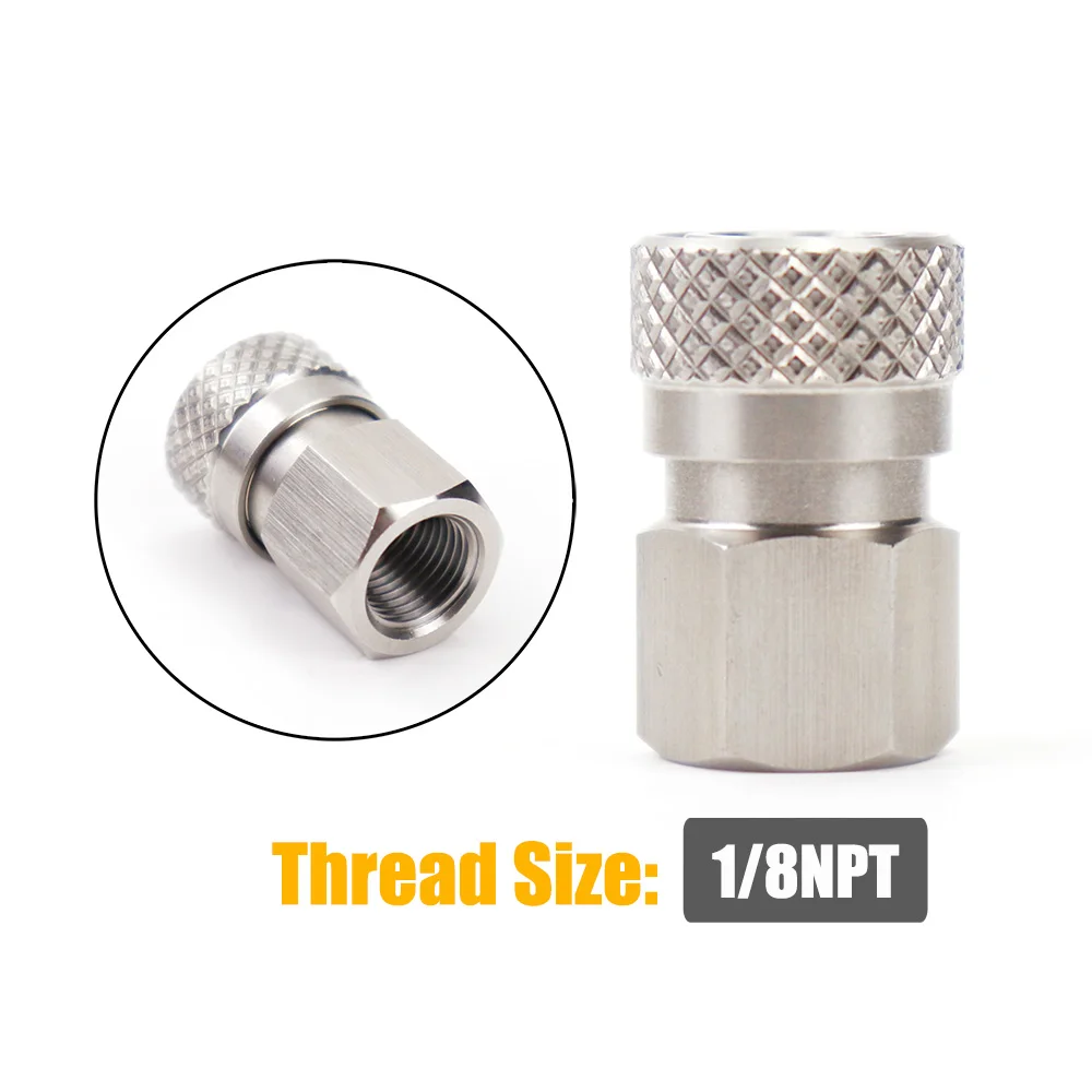 Hochdruck 8MM Foster Quick Disconnect Männlich Weiblich Adapter Füllnippel Blind Plug Gewinde 1/8NPT & 1/8BSP & M10 * 1
