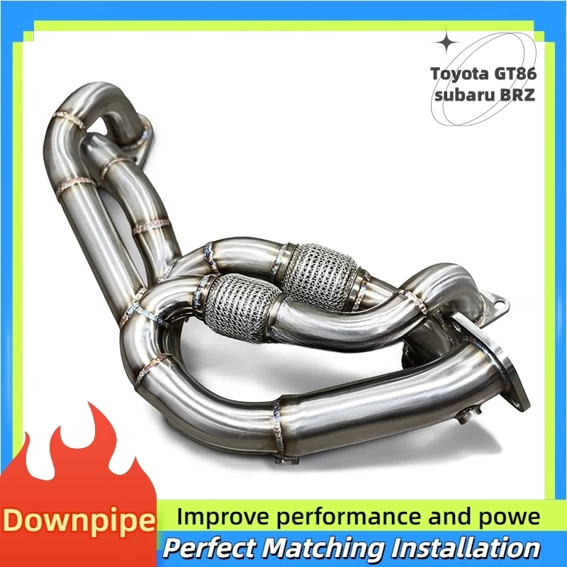 

For Toyota GT86 subaru BRZ Turbo Isometric manifold headers downpipe Stainless Steel Car Accessories Exhaust System