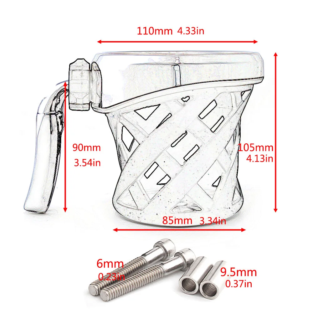Motorcycle Cup Holder Water Drink Bottle Storage Case/Moto Beverage Holder Rack Fits For Harley-Davidson FLS Slim 2012 - 2016