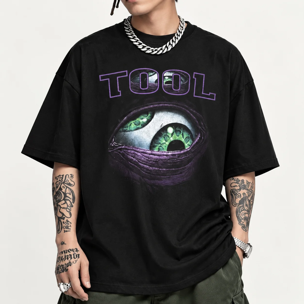 Tool Band Short Sleeve Gothic Rock Graphic T Shirts Heavy Metal Tops Casual Loose Print Cotton Tee Unisex Fans Gift
