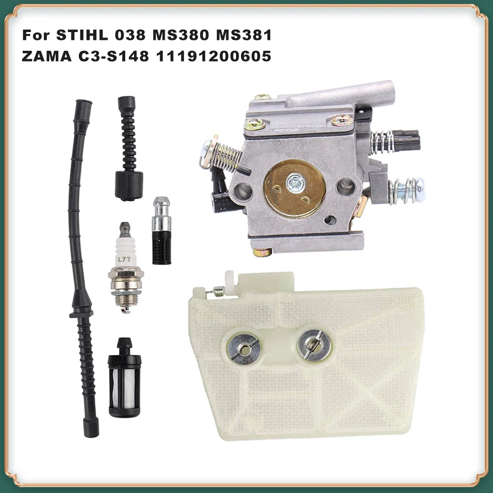 طقم تصليح المكربن بالمنشار لـ STIHL 038 MS380 MS381 - ZAMA C3-S148 11191200605 #1